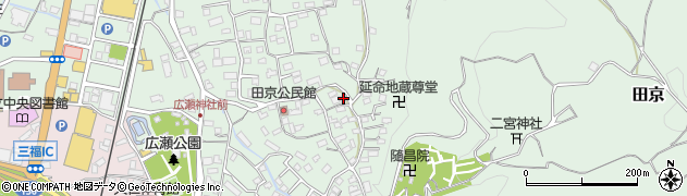 静岡県伊豆の国市田京451周辺の地図