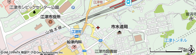 江津市役所　水道課業務係周辺の地図