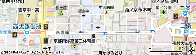 京都トヨタ自動車株式会社　御池店周辺の地図