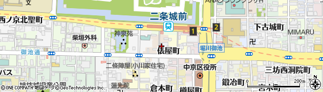 京都府京都市中京区織物屋町217周辺の地図