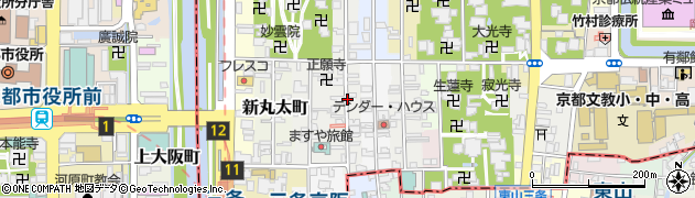 京都府京都市左京区讃州寺町周辺の地図