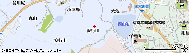 京都府亀岡市安町山畑周辺の地図