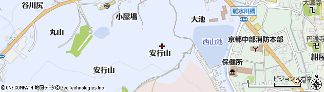 京都府亀岡市安町（山畑）周辺の地図
