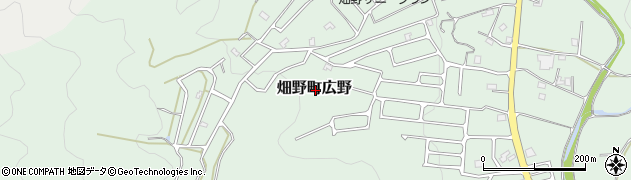 京都府亀岡市畑野町広野周辺の地図
