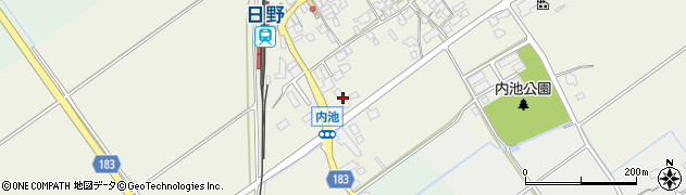 滋賀県蒲生郡日野町内池943周辺の地図