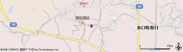 滋賀県甲賀市水口町春日2243周辺の地図