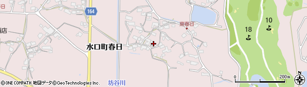 滋賀県甲賀市水口町春日807周辺の地図
