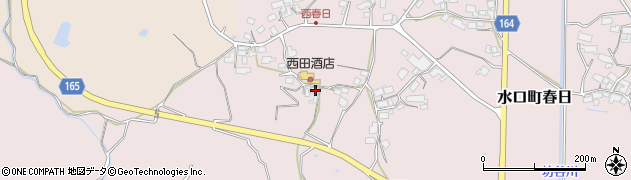 滋賀県甲賀市水口町春日2422周辺の地図