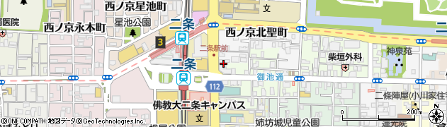 京都府京都市中京区西ノ京職司町35周辺の地図