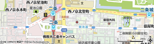 京都府京都市中京区西ノ京職司町56周辺の地図
