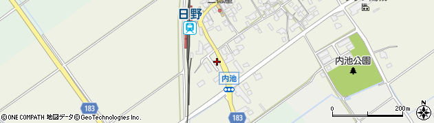 滋賀県蒲生郡日野町内池937-5周辺の地図