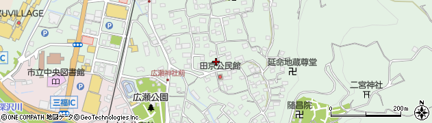 静岡県伊豆の国市田京357周辺の地図