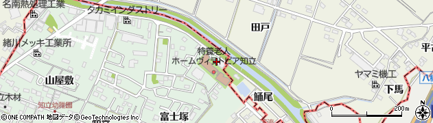 愛知県知立市山屋敷町鯒尾周辺の地図