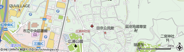 静岡県伊豆の国市田京364周辺の地図