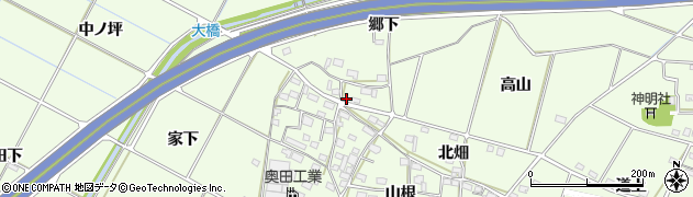 愛知県豊田市和会町田端上周辺の地図