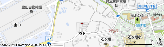愛知県大府市大府町ウド周辺の地図