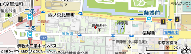 京都府京都市中京区西ノ京職司町67周辺の地図