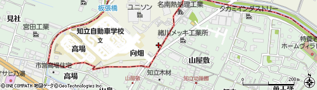 愛知県豊田市駒場町向畑11周辺の地図