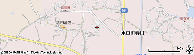滋賀県甲賀市水口町春日2190周辺の地図