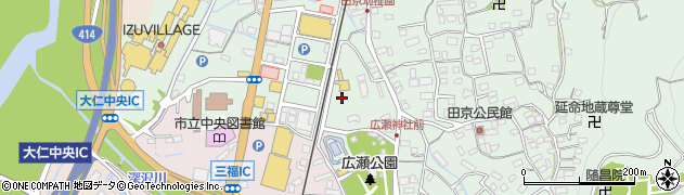 静岡県伊豆の国市田京133周辺の地図