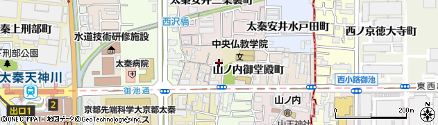 京都府京都市右京区山ノ内御堂殿町31周辺の地図