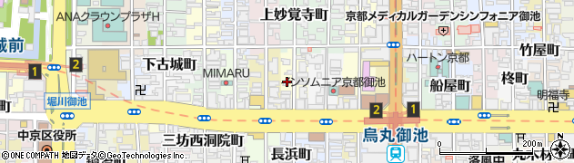 京都府京都市中京区下妙覚寺町193周辺の地図