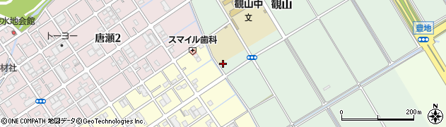 静岡県静岡市葵区観山3周辺の地図
