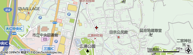 静岡県伊豆の国市田京346周辺の地図