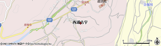 静岡県沼津市西浦古宇周辺の地図
