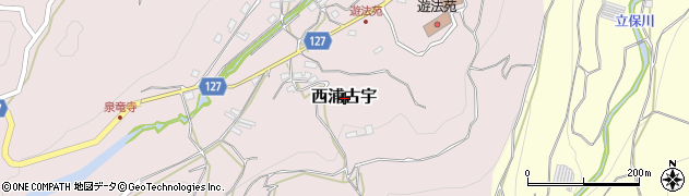静岡県沼津市西浦古宇周辺の地図