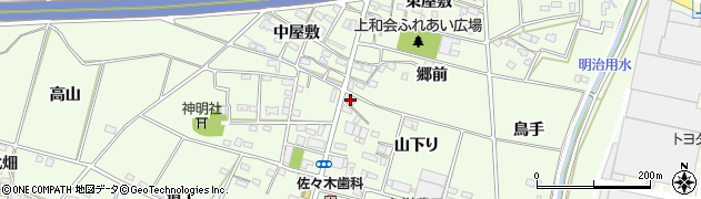 愛知県豊田市和会町山下り39周辺の地図