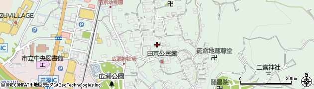 静岡県伊豆の国市田京356周辺の地図