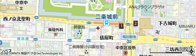 京都府京都市中京区織物屋町230周辺の地図