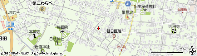滋賀県蒲生郡日野町大窪994周辺の地図