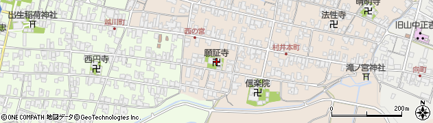 願証寺周辺の地図