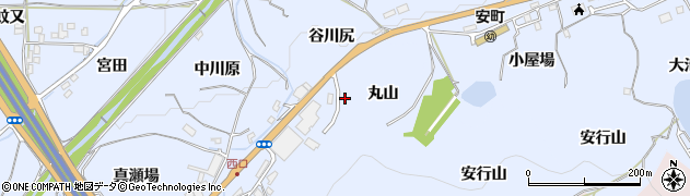 京都府亀岡市余部町（丸山）周辺の地図