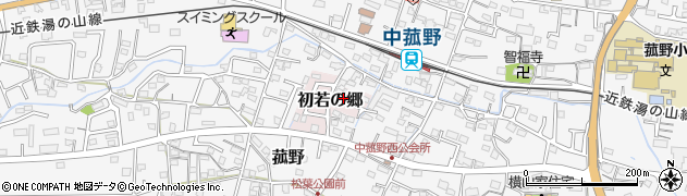 三重県菰野町（三重郡）初若の郷周辺の地図