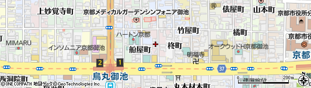 京都府京都市中京区高田町周辺の地図