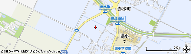 三重県四日市市赤水町周辺の地図