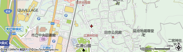 静岡県伊豆の国市田京345周辺の地図