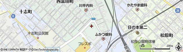 ライオンズ四日市富田マークスフォート周辺の地図