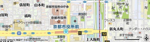 京都ホテルオークラ　京料理入舟周辺の地図