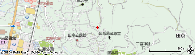 静岡県伊豆の国市田京508周辺の地図