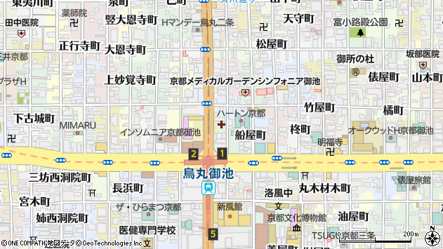 〒604-0843 京都府京都市中京区塗師屋町の地図