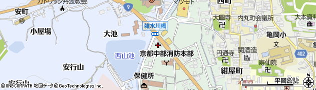 ジブラルタ生命保険株式会社　京都支社・亀岡営業所周辺の地図