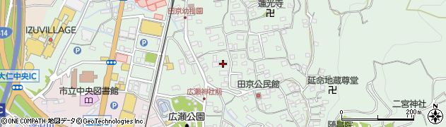 静岡県伊豆の国市田京353周辺の地図