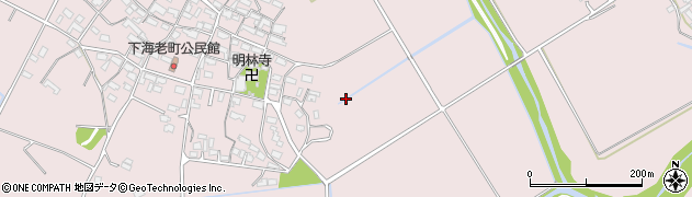 三重県四日市市下海老町周辺の地図