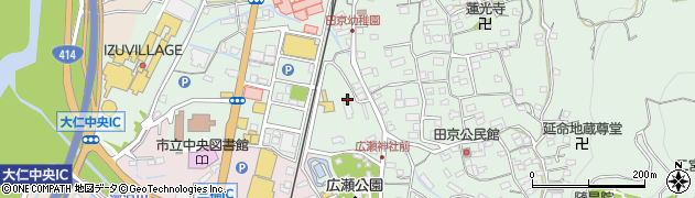 静岡県伊豆の国市田京109周辺の地図