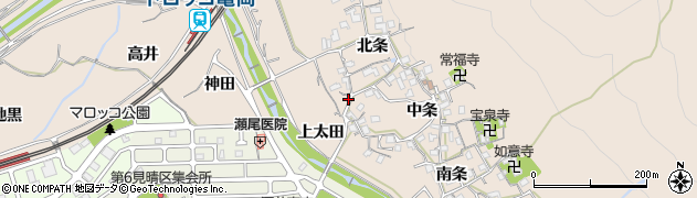 京都府亀岡市篠町山本北条37周辺の地図