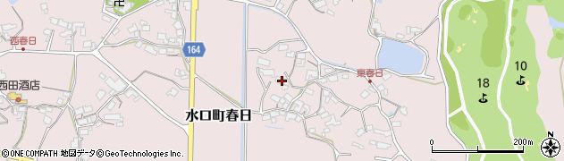 滋賀県甲賀市水口町春日770周辺の地図